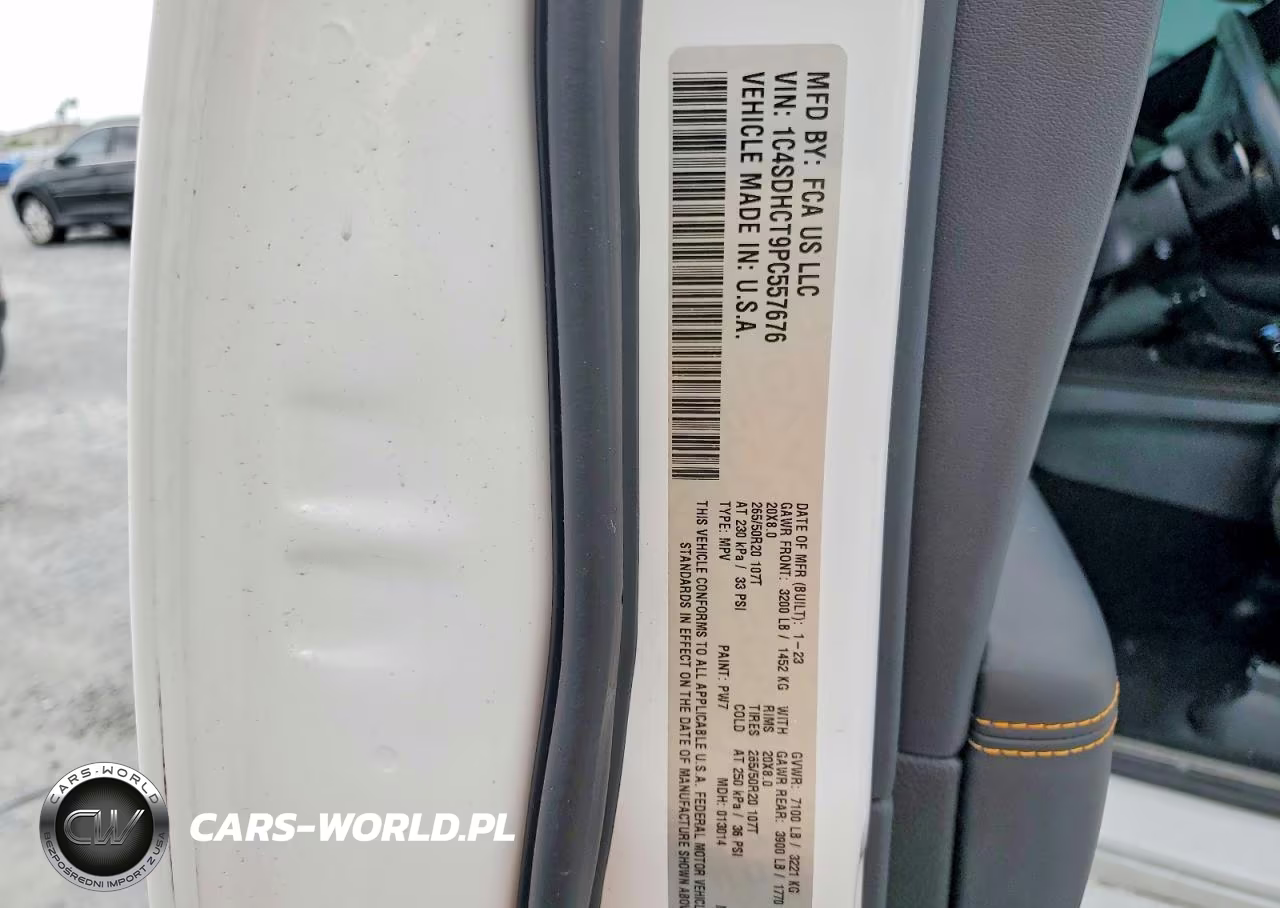 2023 Dodge Durango R VIN:1C4SDHCT9PC557676 - 13