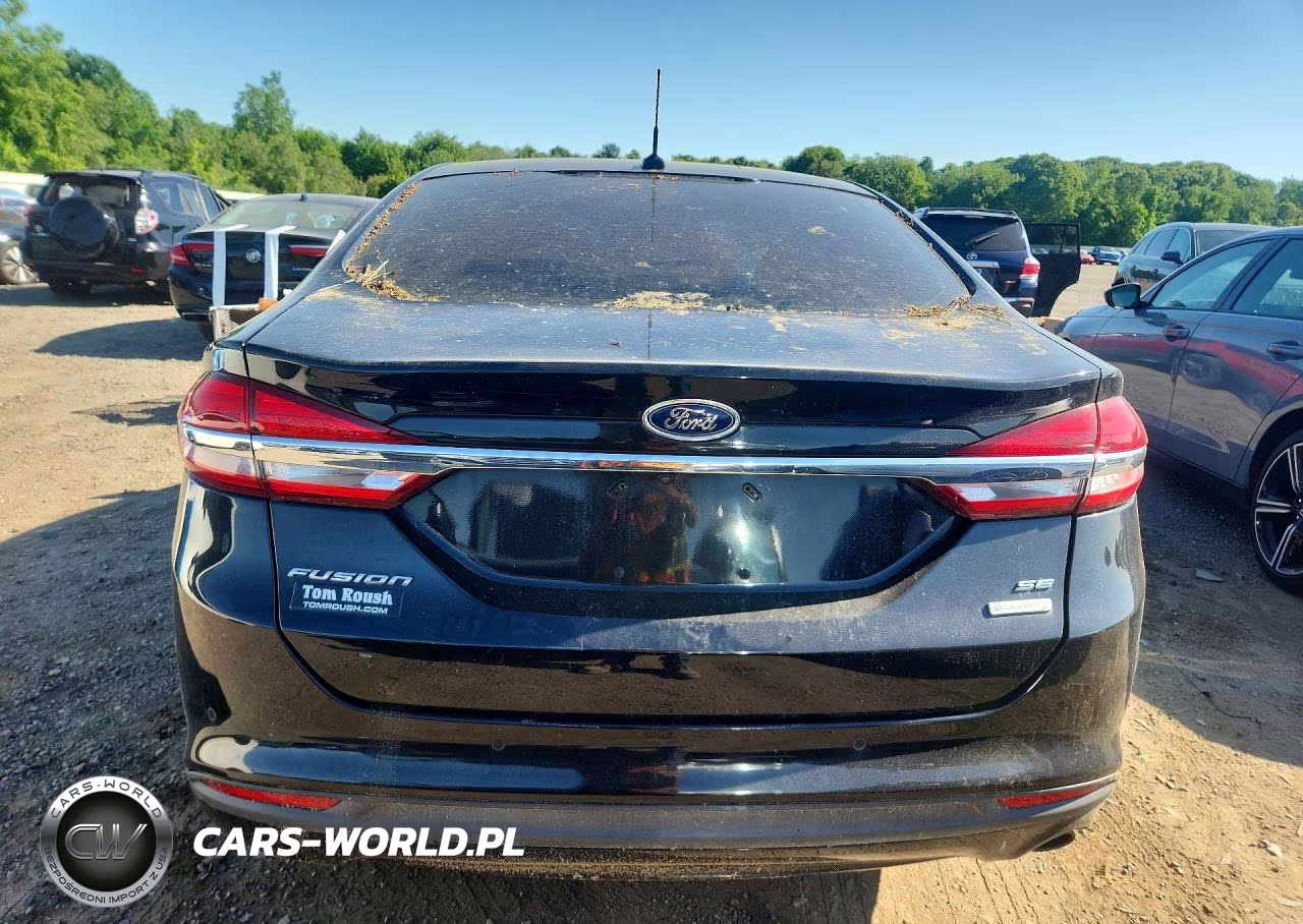 2017 Ford Fusion Se VIN:3FA6P0HD3HR129347 - 6