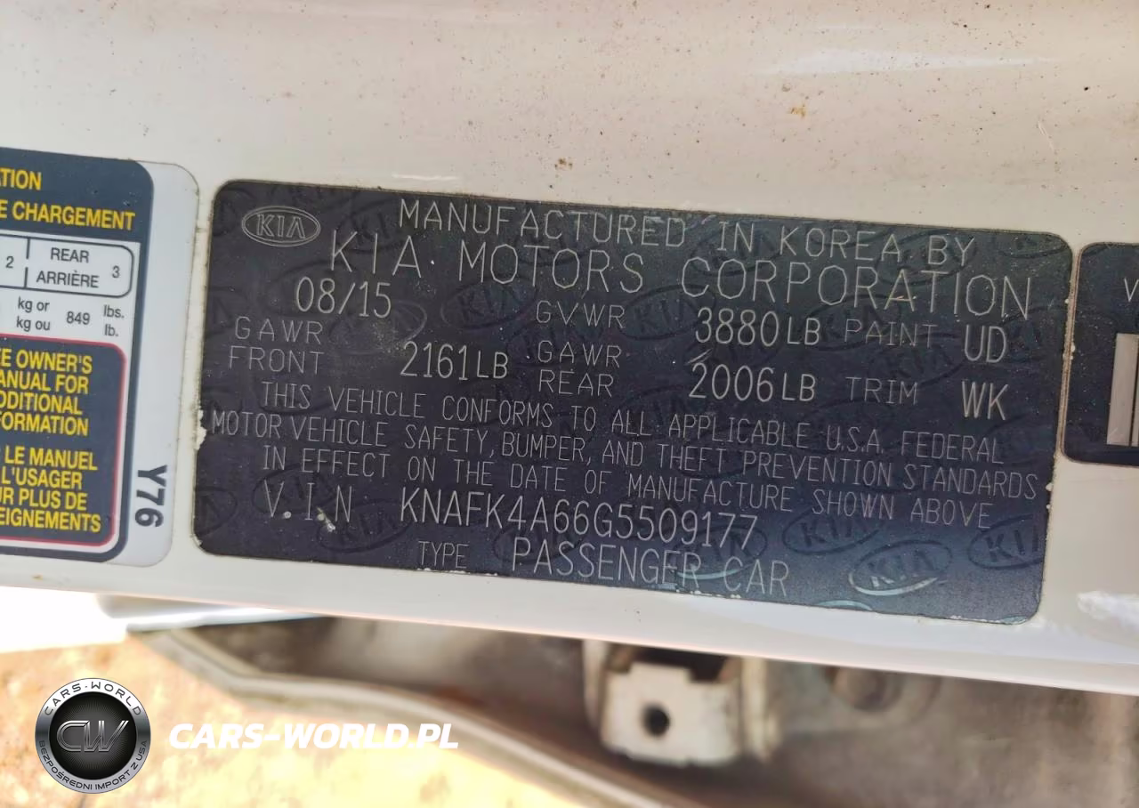 2016 Kia Forte Lx VIN:KNAFK4A66G5509177 - 13