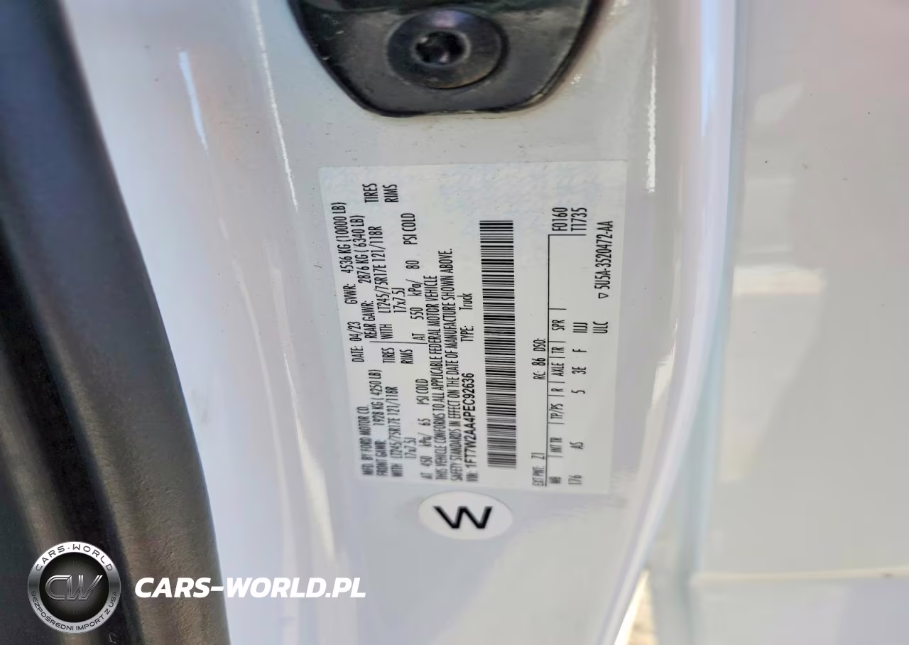 2023 Ford F250 Super Duty VIN:1FT7W2AA4PEC92636 - 12