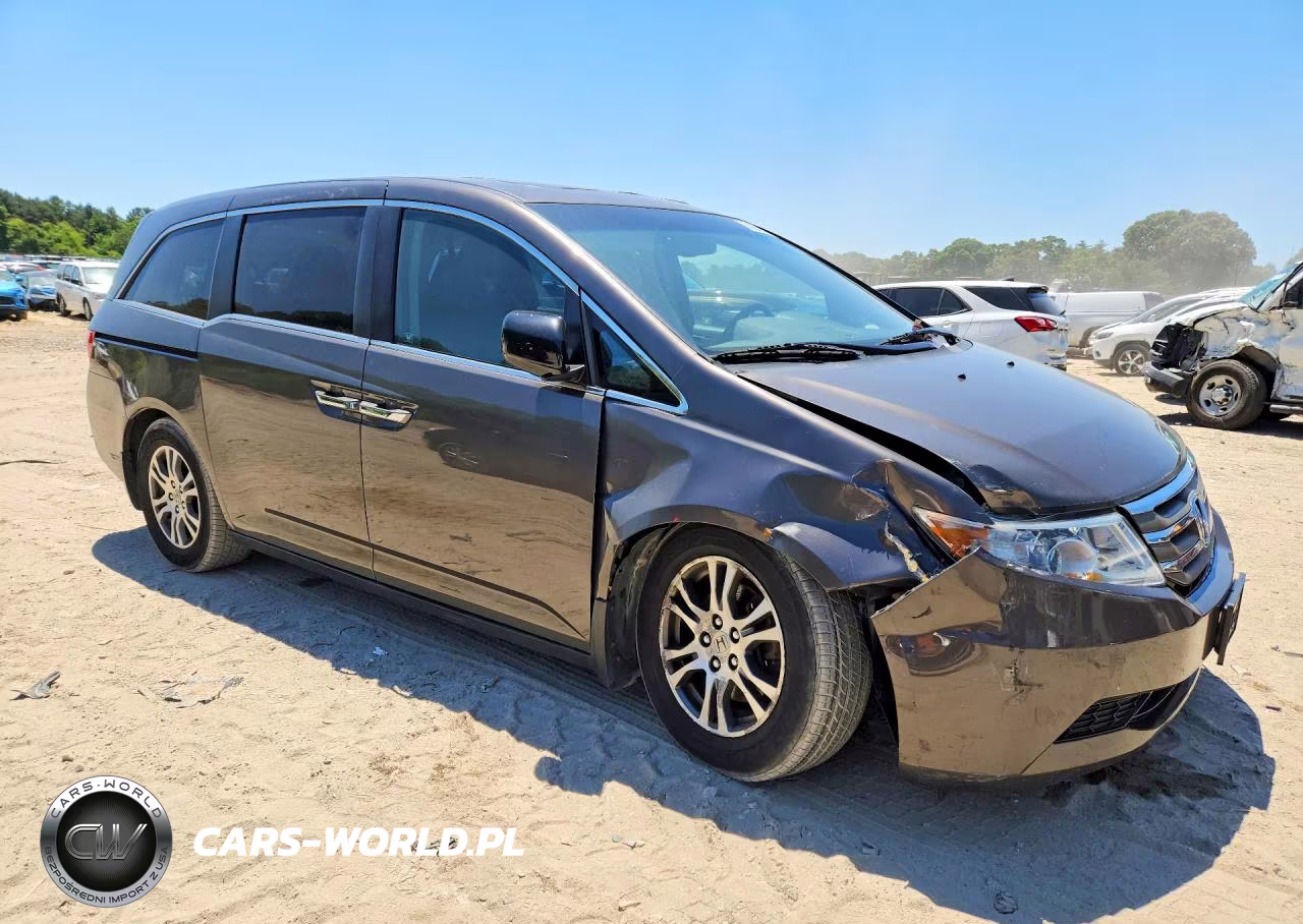 2012 Honda Odyssey Exl VIN:5FNRL5H66CB069821 - 4