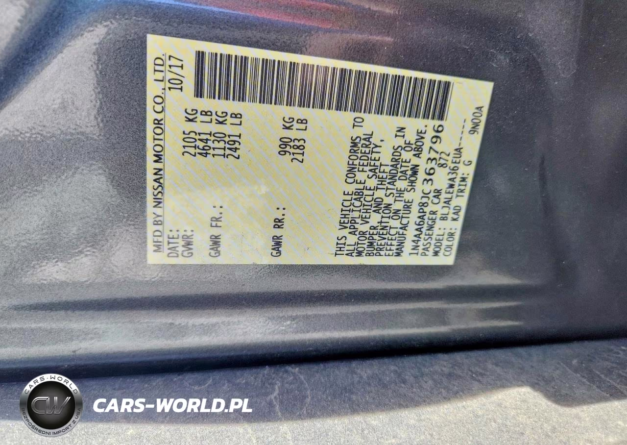 2018 Nissan Maxima 3.5 Sl VIN:1N4AA6AP8JC363796 - 13