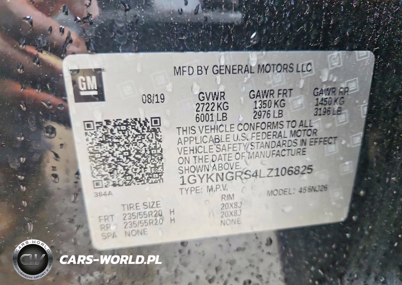 2020 Cadillac Xt5 Sport VIN:1GYKNGRS4LZ106825 - 14