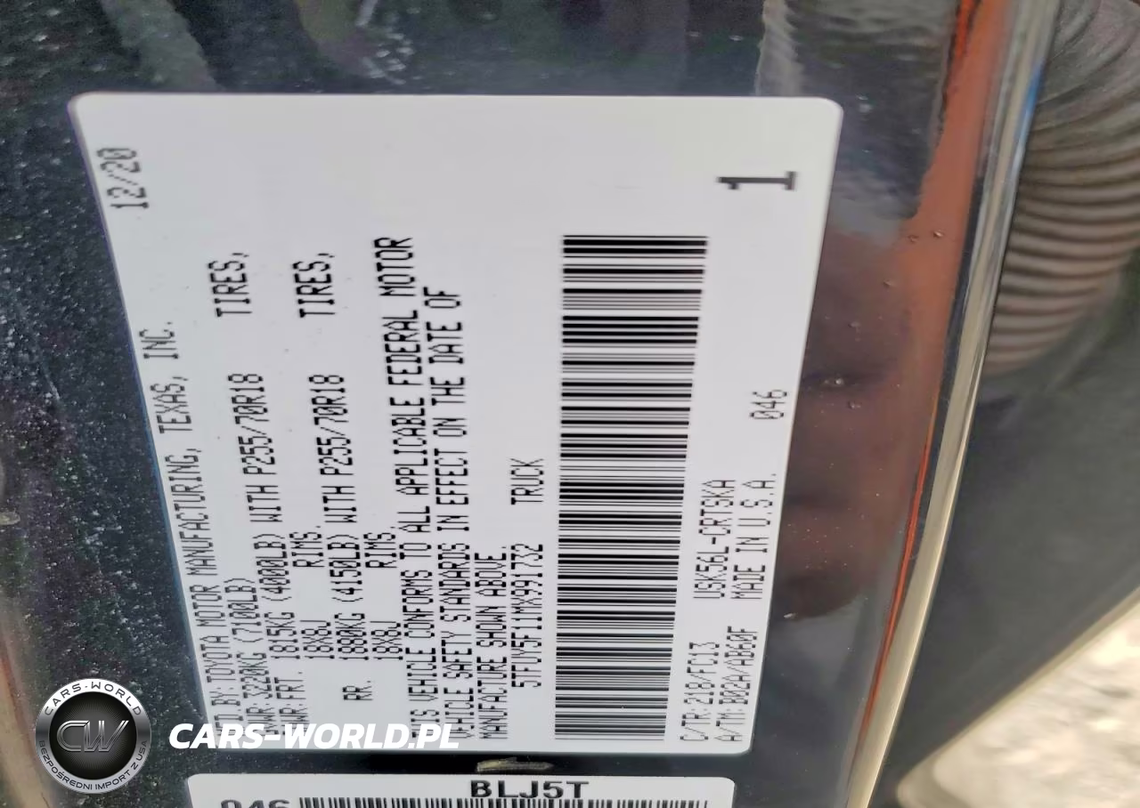 2021 Toyota Tundra VIN:5TFUY5F11MX991732 - 12