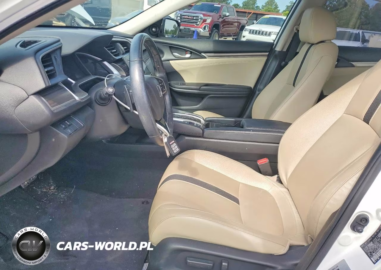 2019 Honda Civic Touring VIN:JHMFC1F9XKX012307 - 7