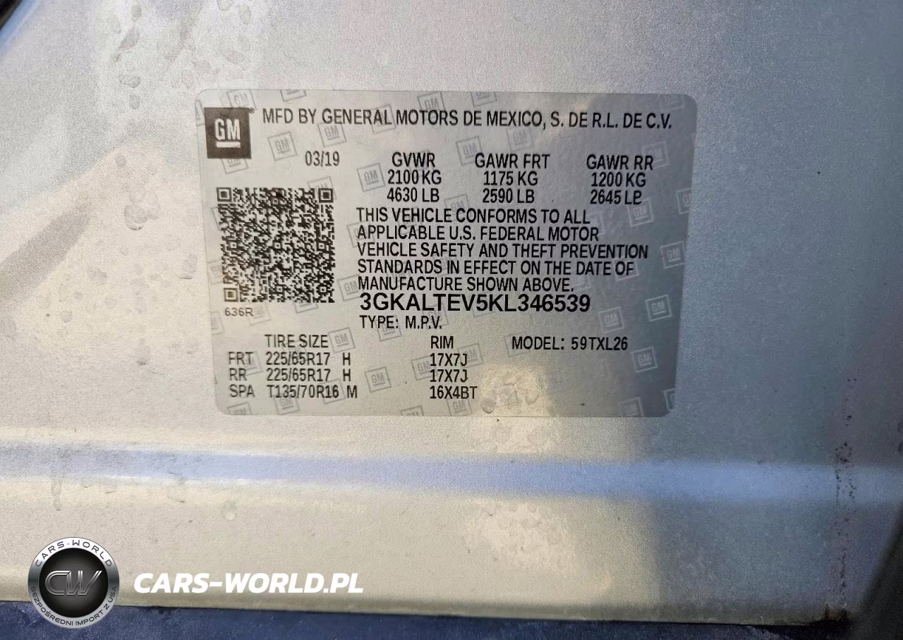 2019 GMC Terrain Sle VIN:3GKALTEV5KL346539 - 13