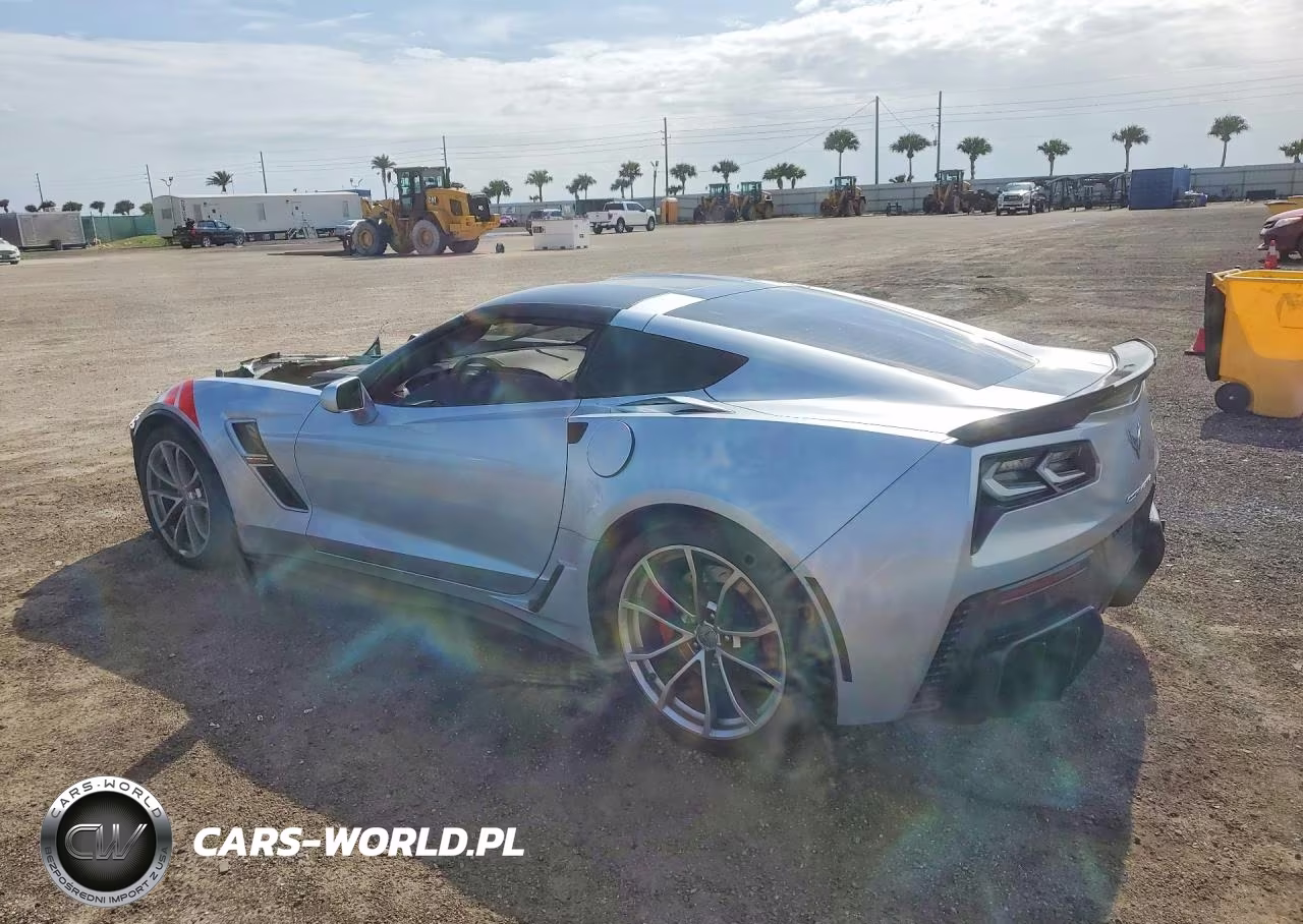 2017 Chevrolet Corvette Grand Sport 2Lt VIN:1G1YX2D75H5111829 - 2