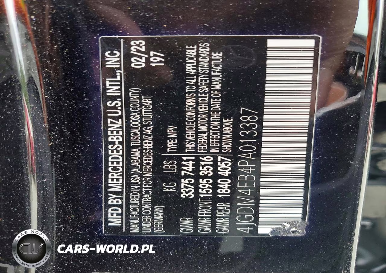 2023 Mercedes-Benz Eqs Suv 580 4Matic VIN:4JGDM4EB4PA013387 - 13