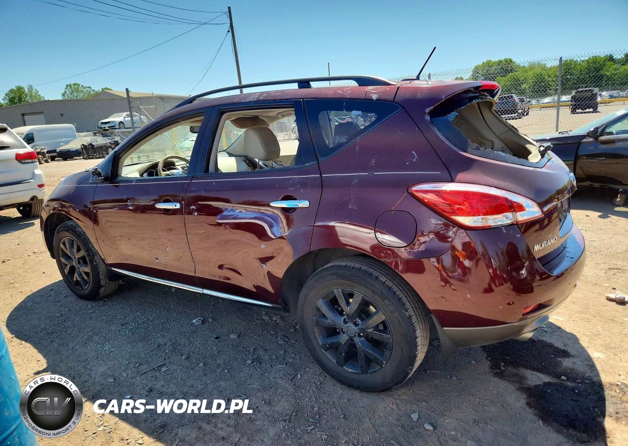 2012 Nissan Murano S VIN:JN8AZ1MW7CW236505 - 2