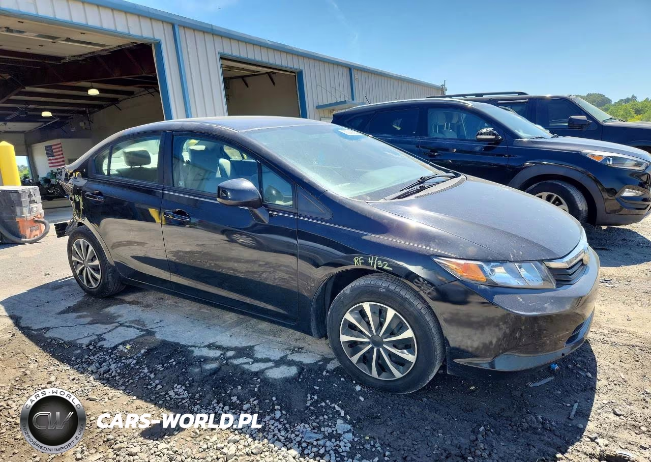 2012 Honda Civic Lx VIN:19XFB2F51CE356133 - 4