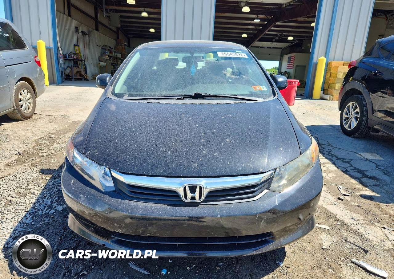 2012 Honda Civic Lx VIN:19XFB2F51CE356133 - 5