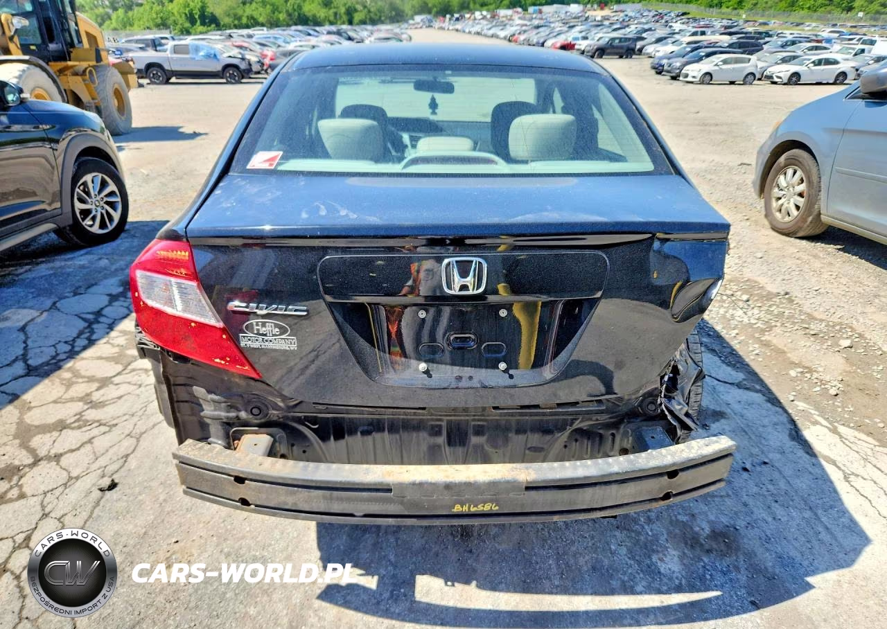 2012 Honda Civic Lx VIN:19XFB2F51CE356133 - 6