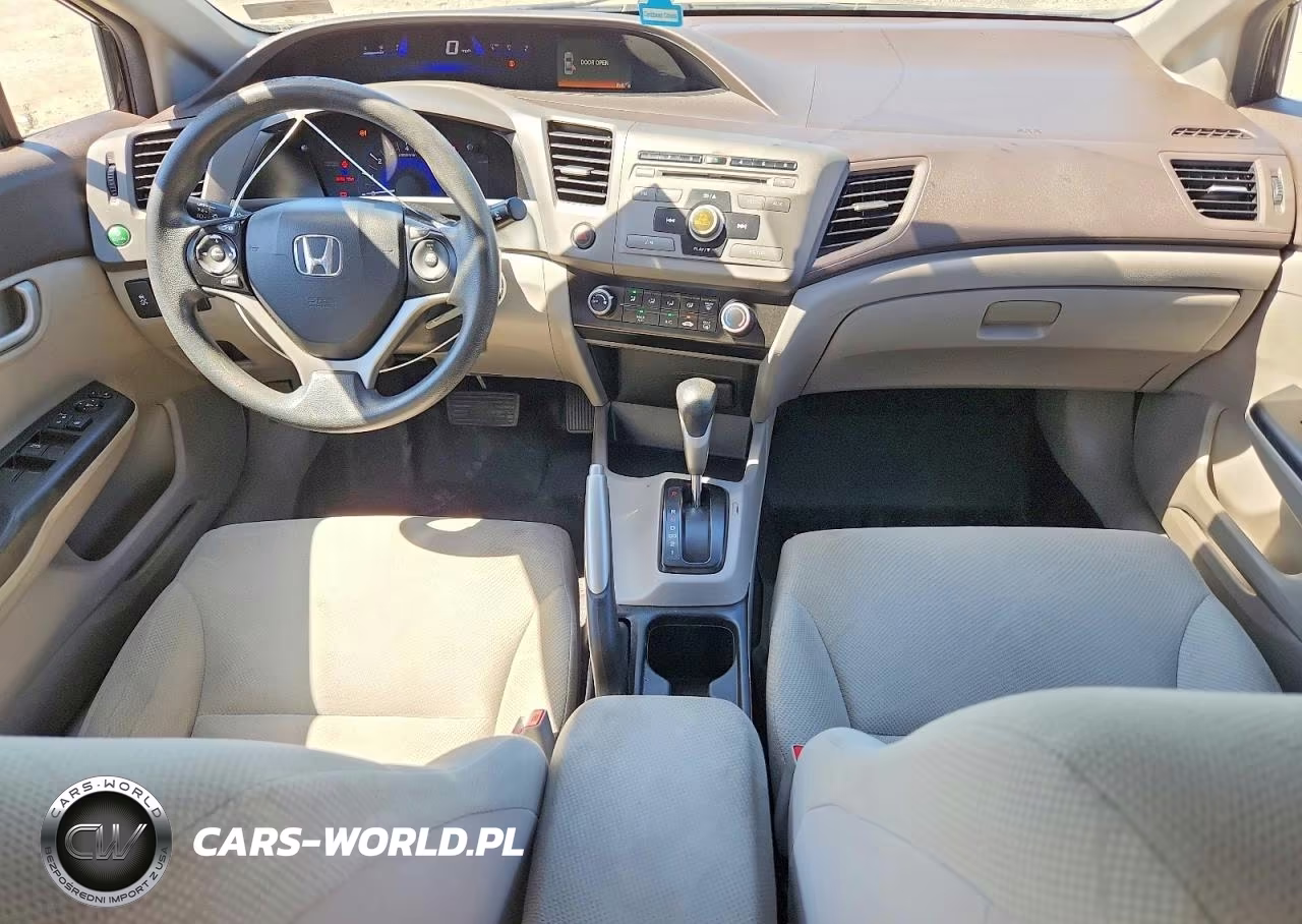 2012 Honda Civic Lx VIN:19XFB2F51CE356133 - 8