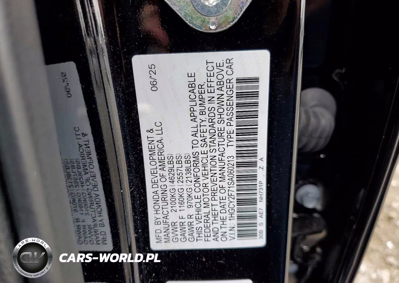 2025 Honda Accord Hybrid Sport-L VIN:1HGCY2F71SA060213 - 13