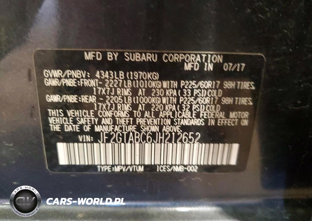 2018 Subaru Crosstrek Premium VIN:JF2GTABC6JH212652 - 13