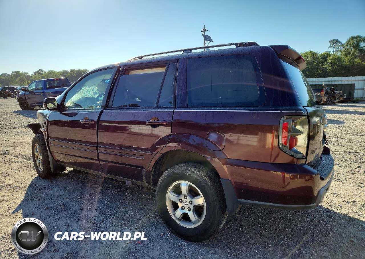 2008 Honda Pilot Exl VIN:5FNYF28598B016188 - 2