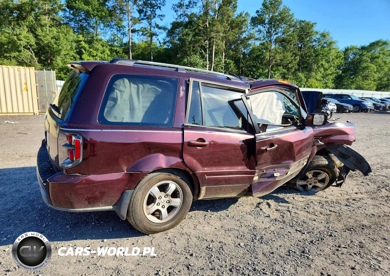 2008 Honda Pilot Exl VIN:5FNYF28598B016188 - 3