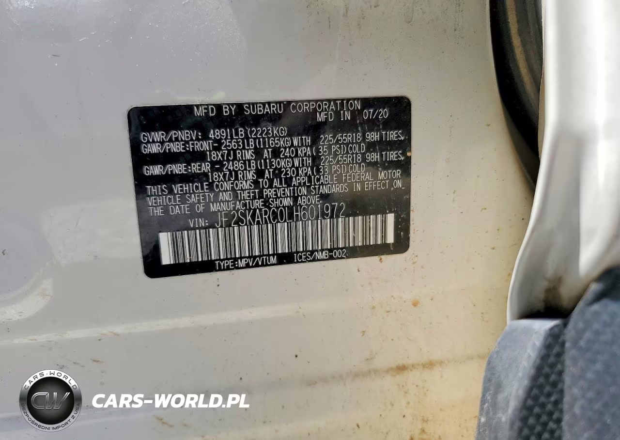 2020 Subaru Forester Sport VIN:JF2SKARC0LH601972 - 14