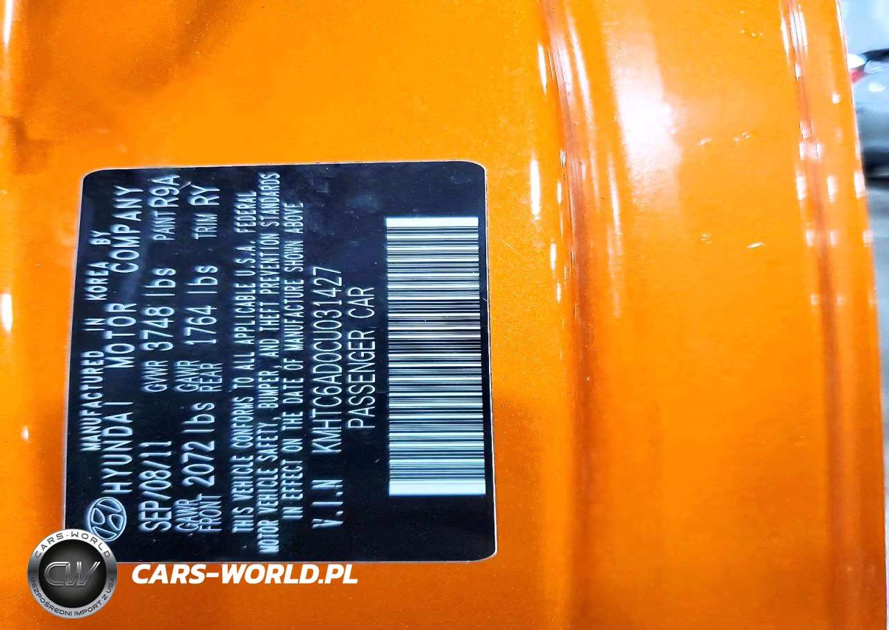 2012 Hyundai Veloster Base VIN:KMHTC6AD0CU031427 - 12