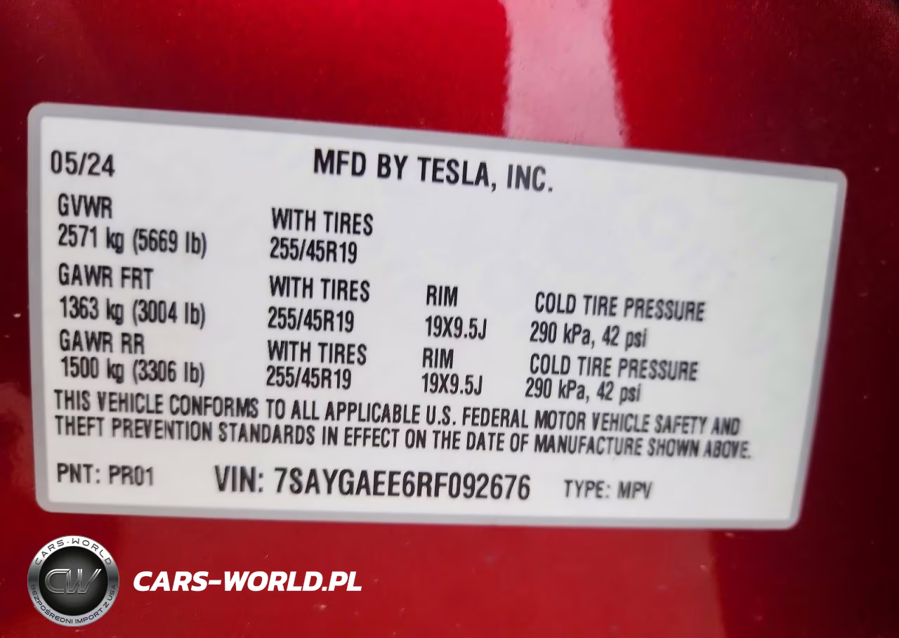 2024 Tesla Model Y VIN:7SAYGAEE6RF092676 - 13