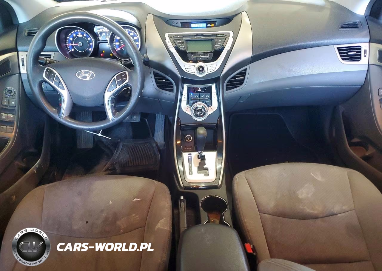 2012 Hyundai Elantra Gls VIN:5NPDH4AE9CH093751 - 8