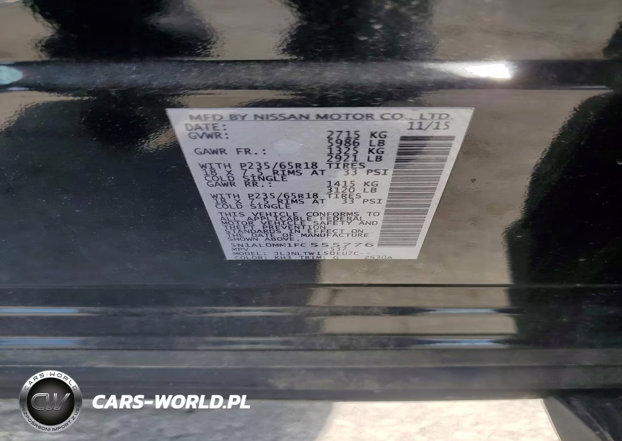 2015 Infiniti Qx60 Base VIN:5N1AL0MM1FC555776 - 13