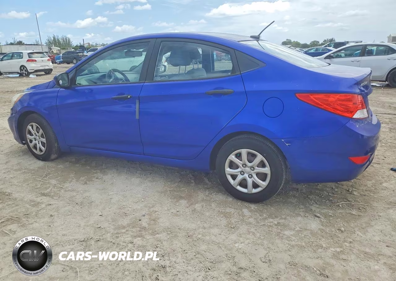 2013 Hyundai Accent Gls VIN:KMHCT4AE2DU583395 - 2