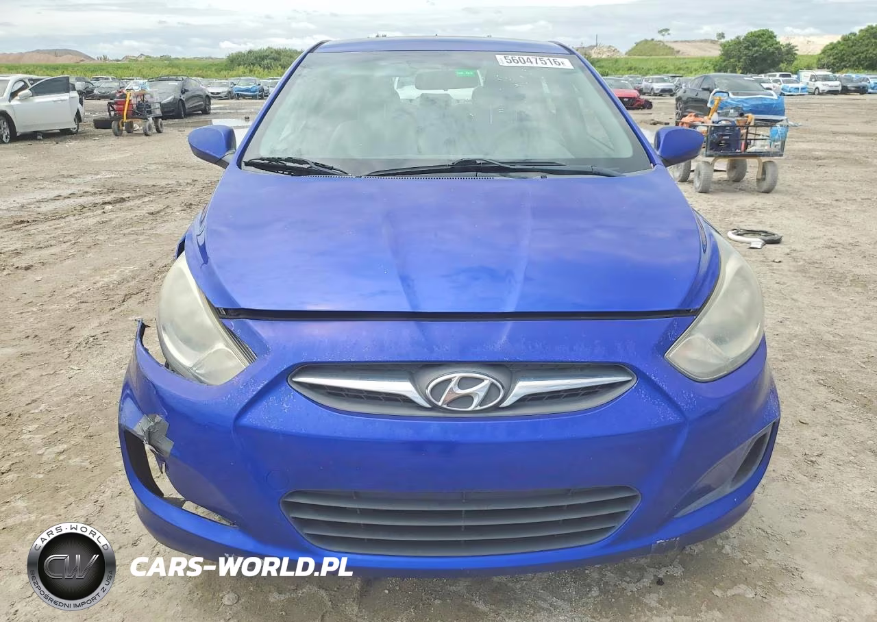 2013 Hyundai Accent Gls VIN:KMHCT4AE2DU583395 - 5