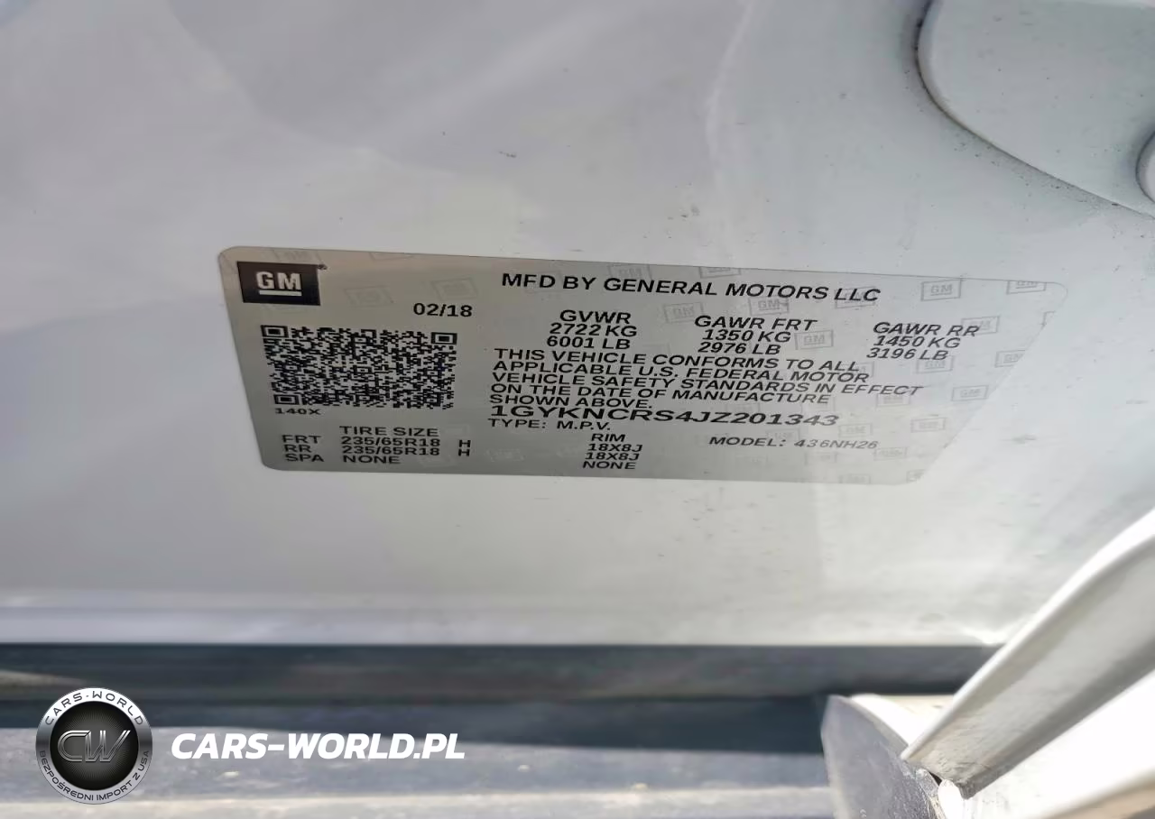 2018 Cadillac Xt5 Luxury VIN:1GYKNCRS4JZ201343 - 13