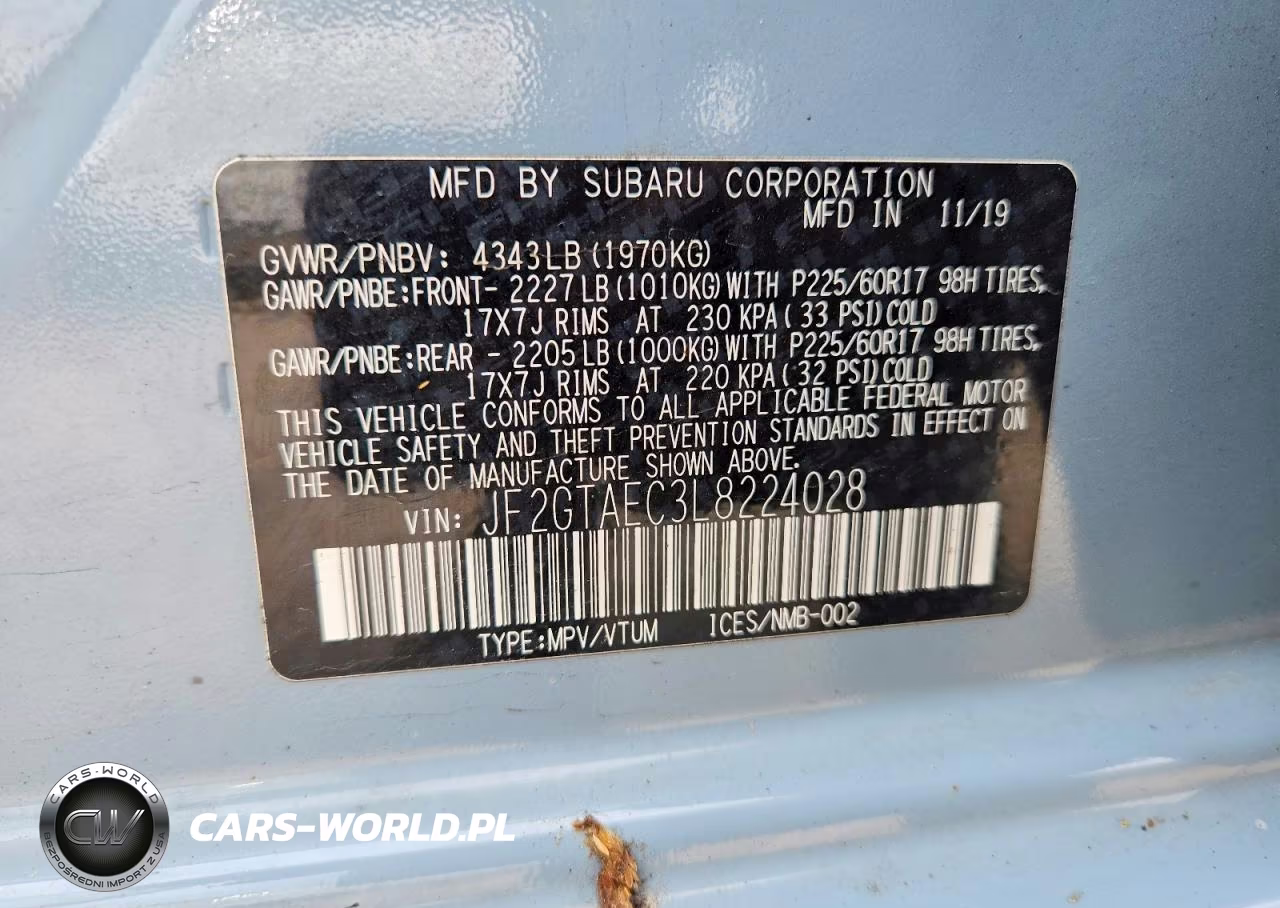 2020 Subaru Crosstrek Premium VIN:JF2GTAEC3L8224028 - 12