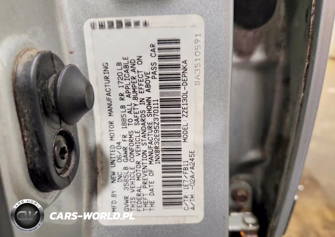 2005 Toyota Corolla Le VIN:1NXBR32E95Z370111 - 13