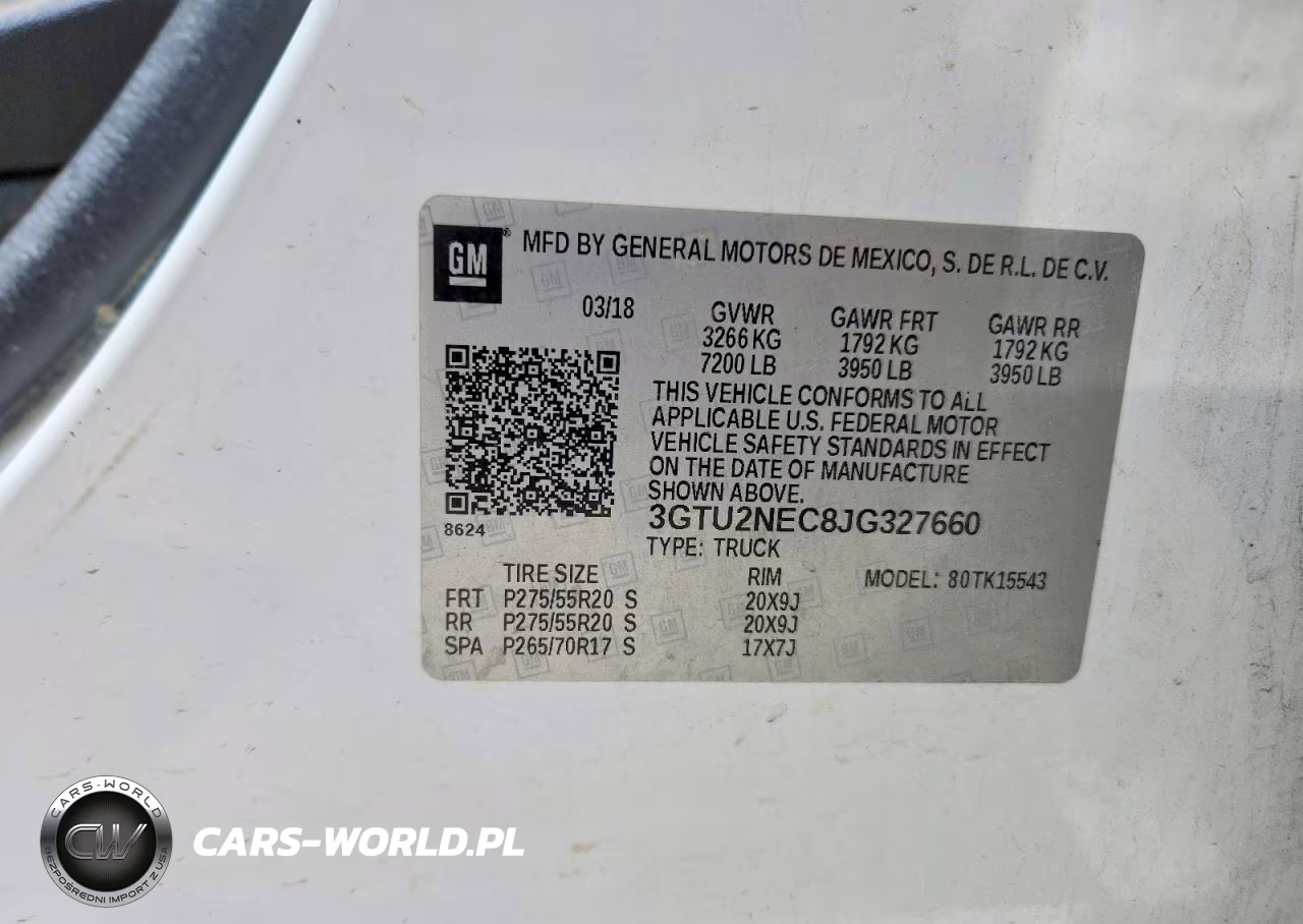 2018 GMC Sierra K1500 Slt VIN:3GTU2NEC8JG327660 - 12