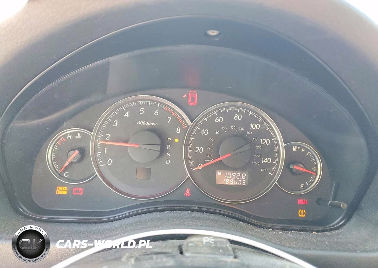 2008 Subaru Outback 2.5I VIN:4S4BP61C187359775 - 9