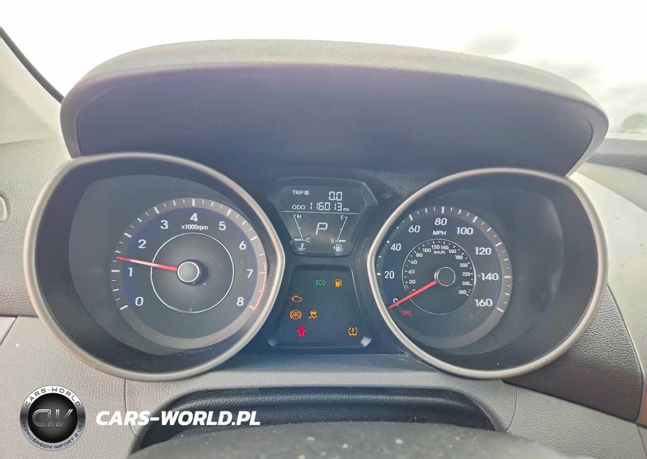 2013 Hyundai Elantra Gls VIN:5NPDH4AE7DH258942 - 9
