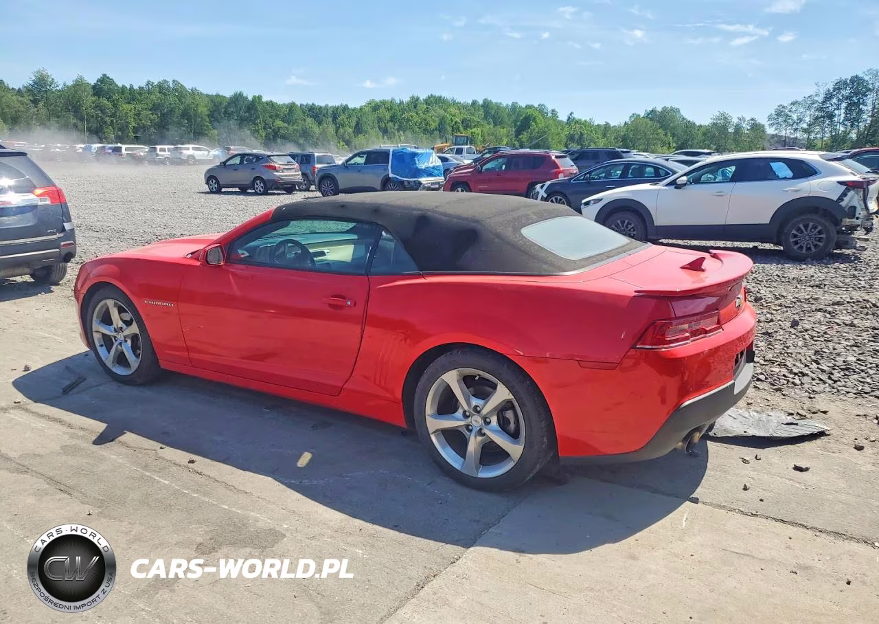 2015 Chevrolet Camaro Lt VIN:2G1FF3D37F9214389 - 2