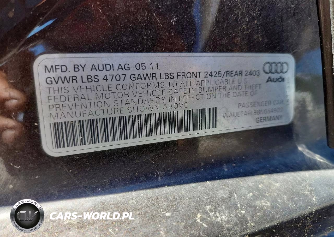 2011 Audi A4 Premium Plus VIN:WAUEFAFL8BN054502 - 12