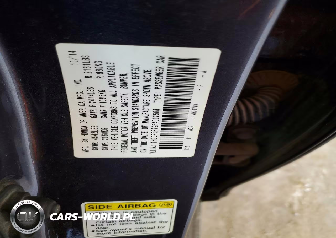 2015 Honda Accord Touring Hybrid VIN:1HGCR6F79FA002568 - 12