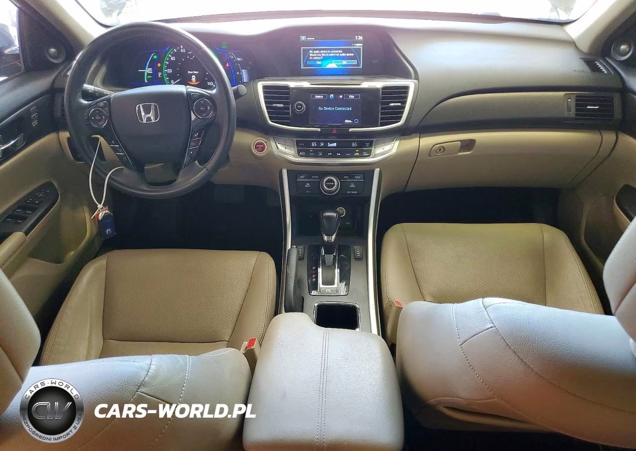 2015 Honda Accord Touring Hybrid VIN:1HGCR6F79FA002568 - 8