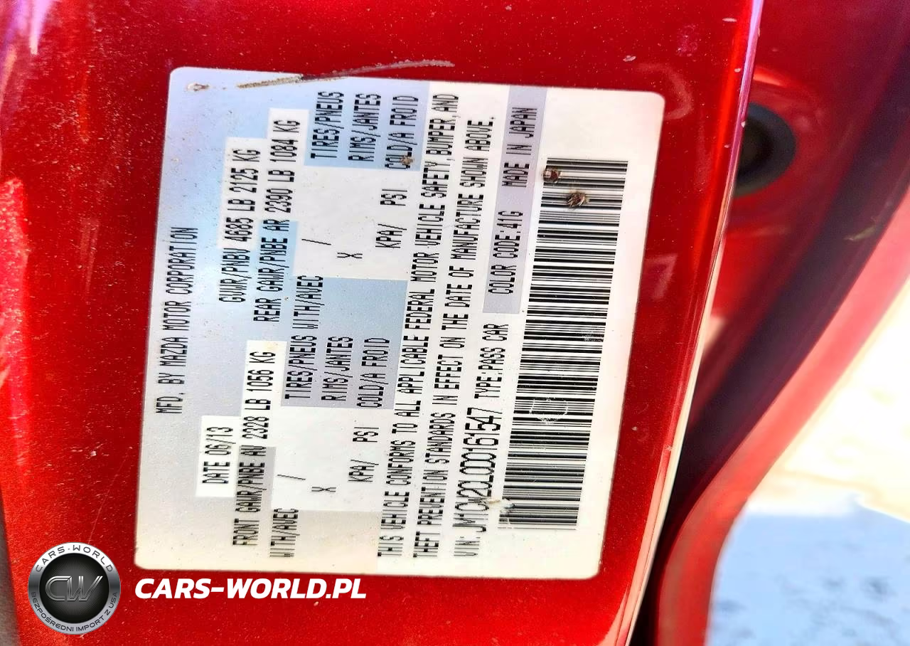 2013 Mazda 5 VIN:JM1CW2CL0D0161547 - 13