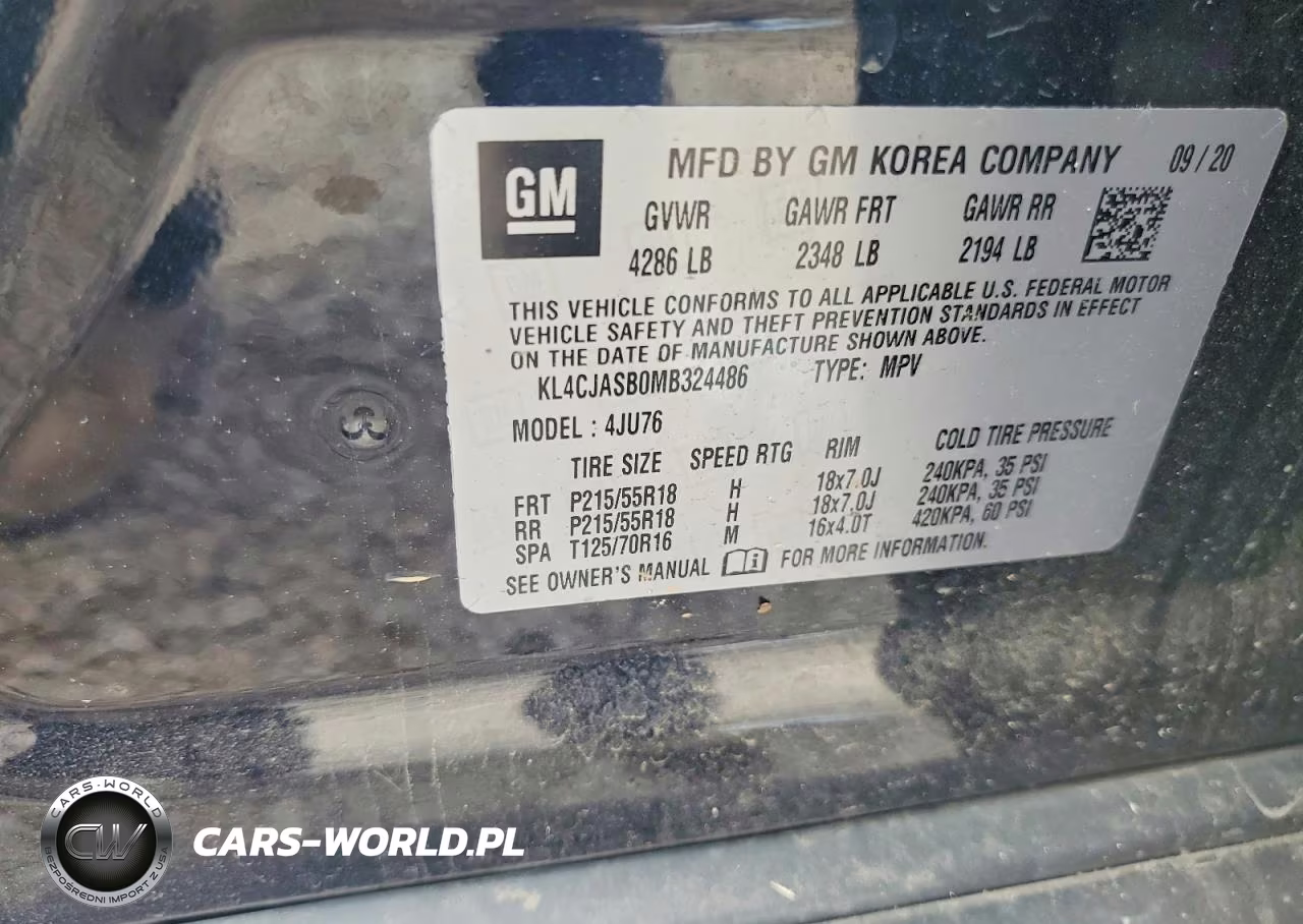 2021 Buick Encore Preferred VIN:KL4CJASB0MB324486 - 12