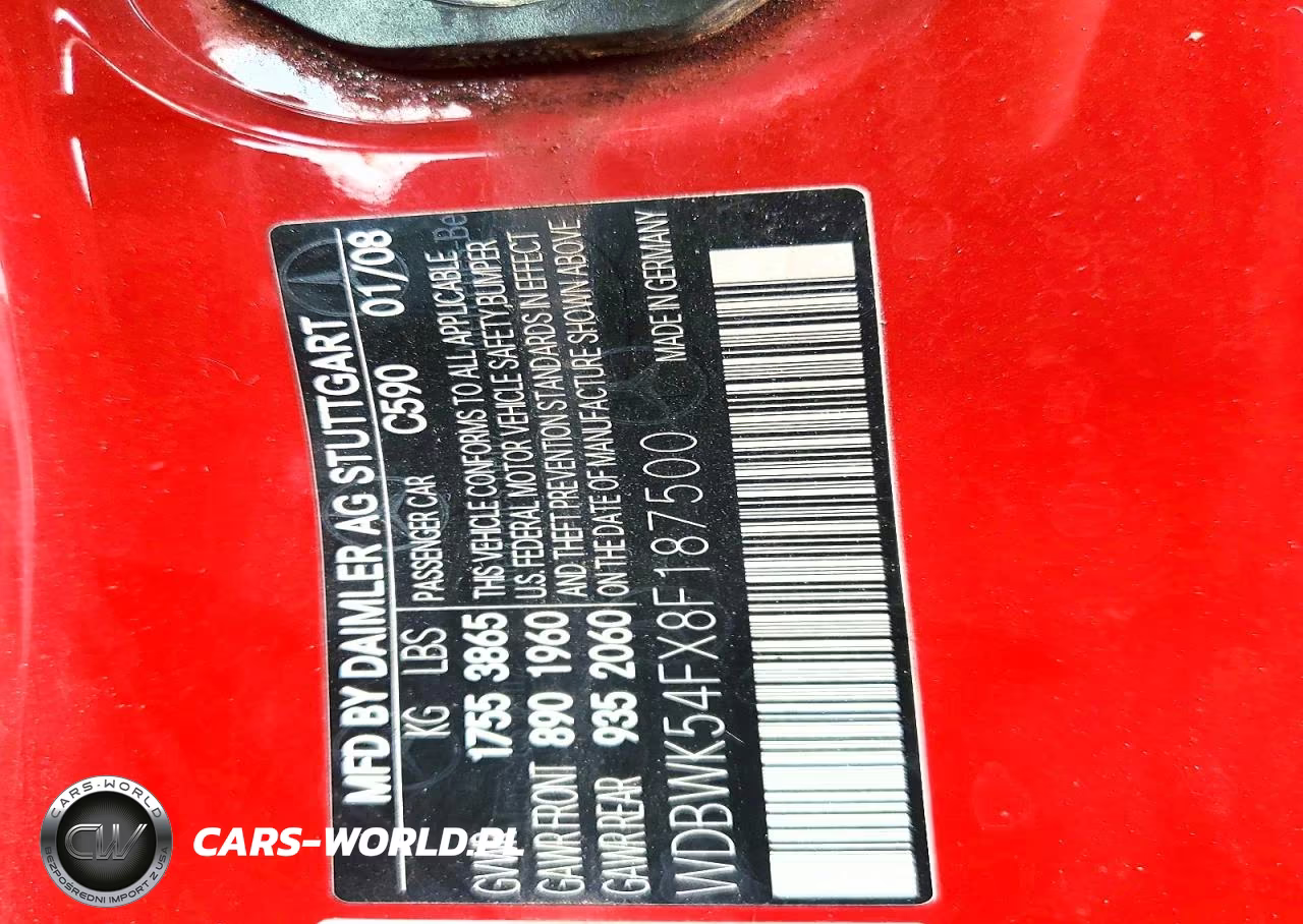2008 Mercedes-Benz Slk 280 VIN:WDBWK54FX8F187500 - 12