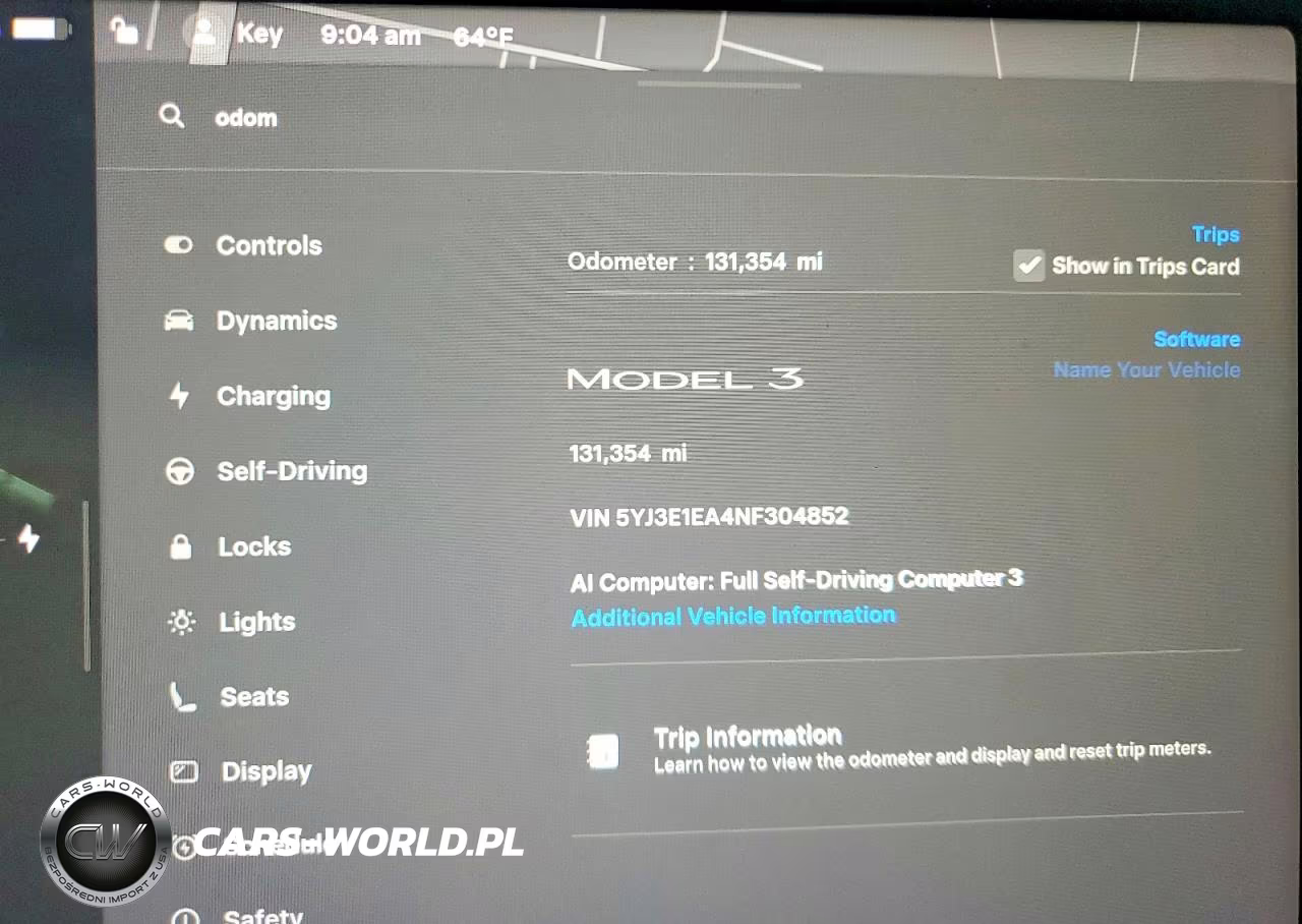 2022 Tesla Model 3 VIN:5YJ3E1EA4NF304852 - 9
