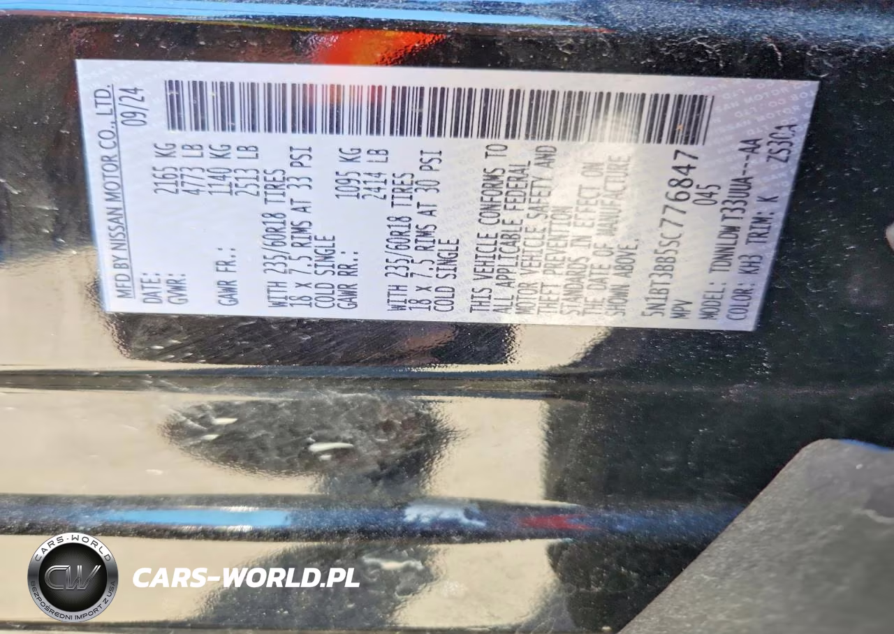 2025 Nissan Rogue Sv VIN:5N1BT3BB5SC776847 - 13