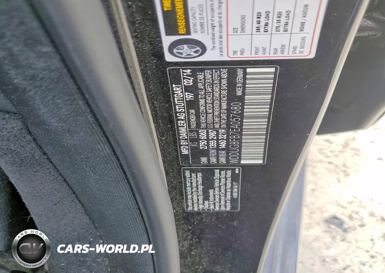 2014 Mercedes-Benz S 550 4Matic VIN:WDDUG8FB7EA057680 - 12