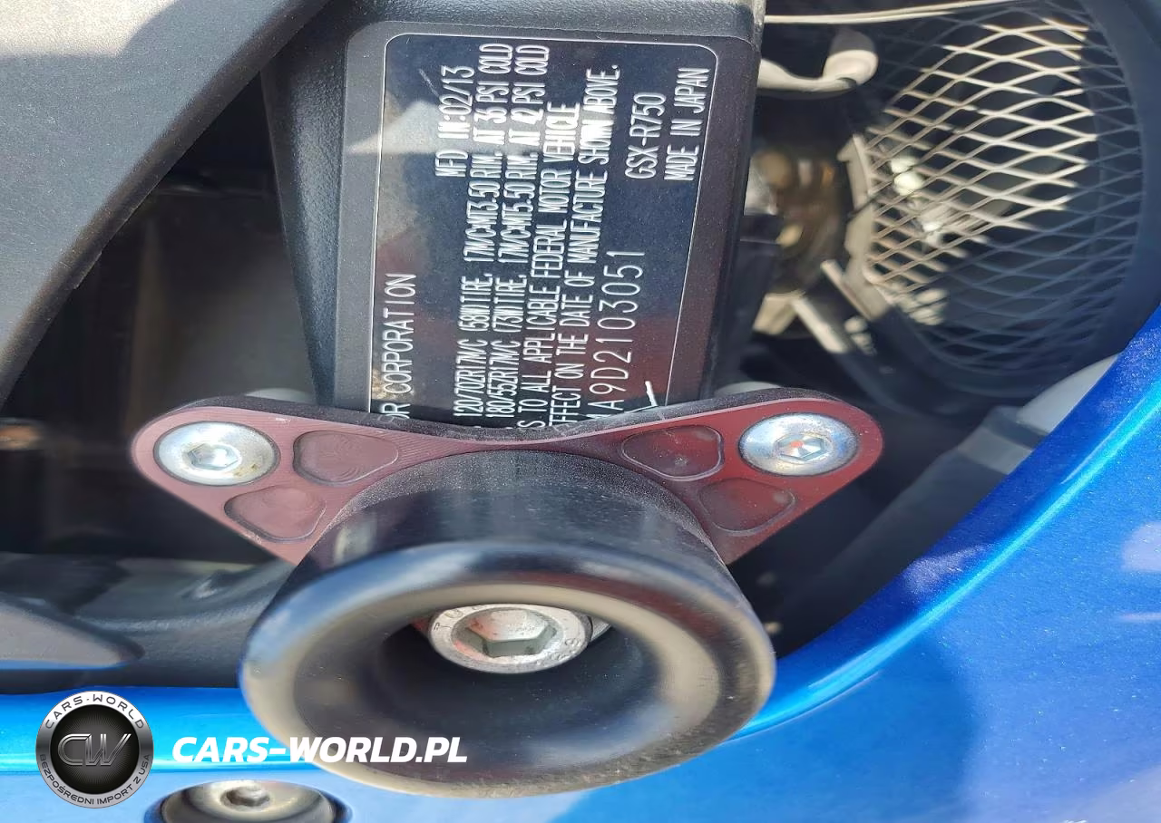 2013 Suzuki Gsx VIN:JS1GR7MA9D2103051 - 9