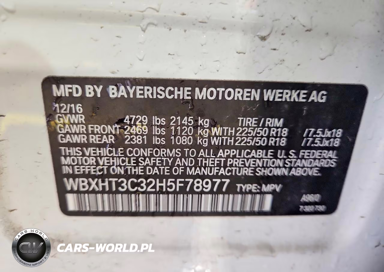 2017 BMW X1 xDrive28I VIN:WBXHT3C32H5F78977 - 13
