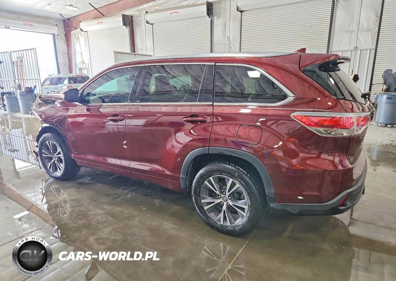 2016 Toyota Highlander Xle VIN:5TDKKRFH6GS159942 - 2
