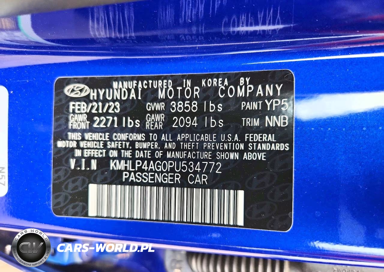 2023 Hyundai Elantra Limited VIN:KMHLP4AG0PU534772 - 12