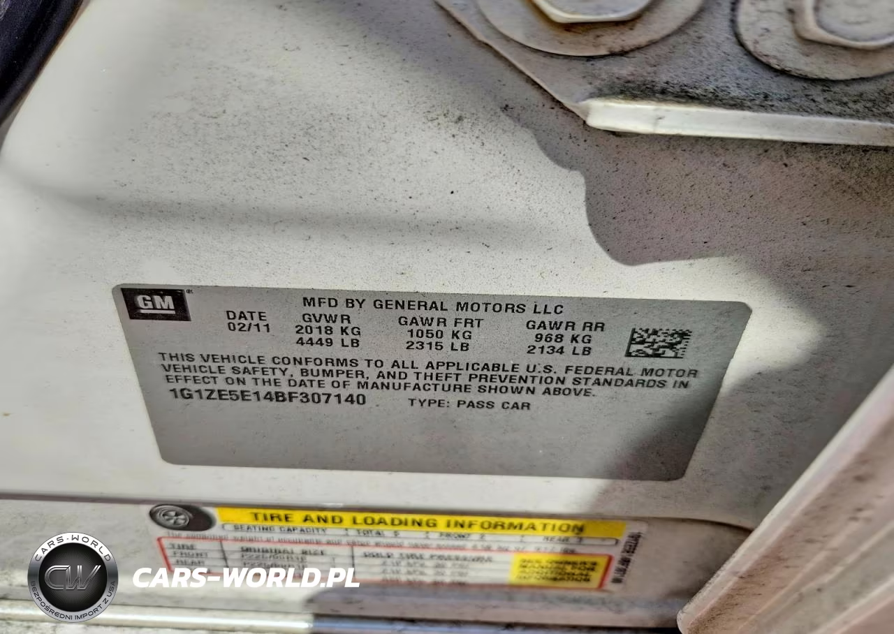 2011 Chevrolet Malibu Ltz VIN:1G1ZE5E14BF307140 - 12
