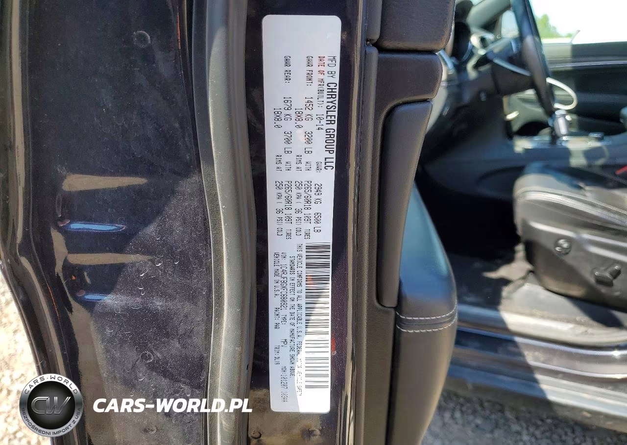 2015 Jeep Grand Cherokee Limited VIN:1C4RJFBGXFC680921 - 13